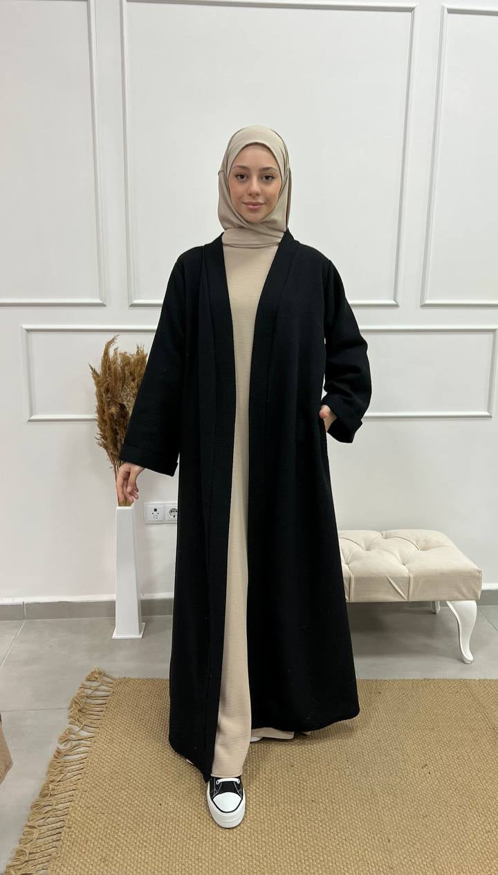 Kimono Winter Abaya |Kimono Layla für die kalte Jahreszeit| Abaya Nisa