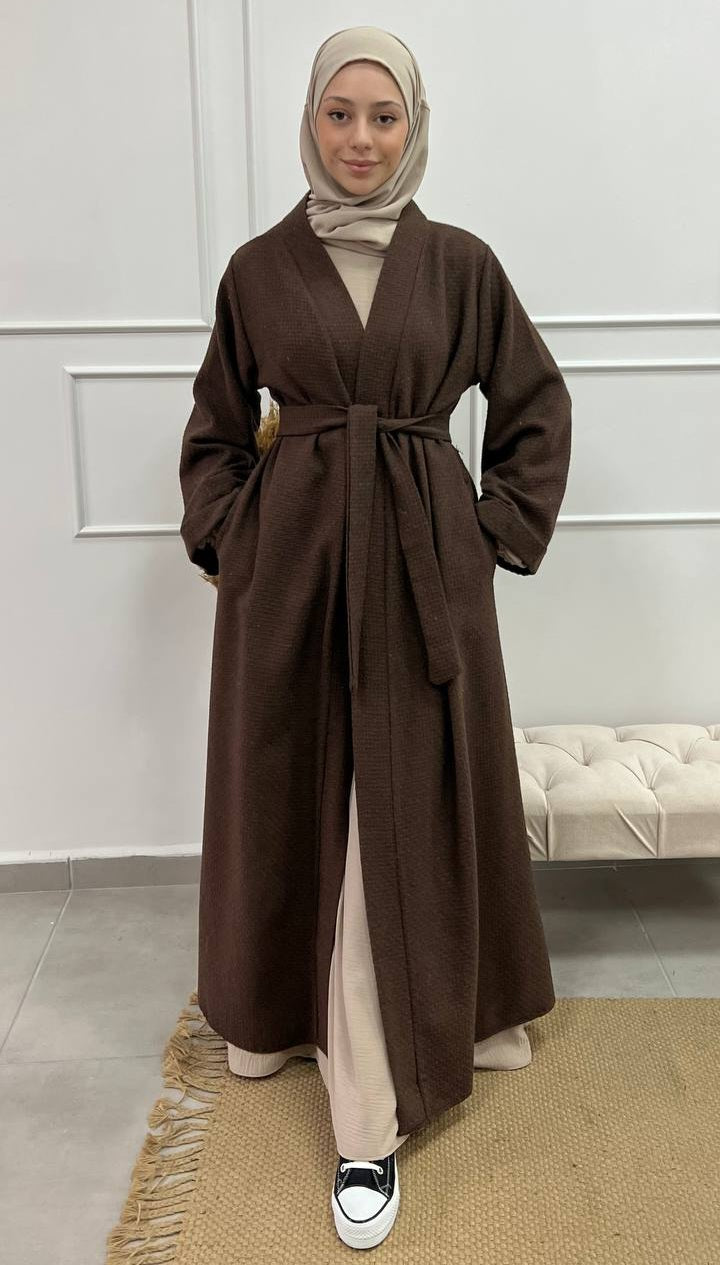 Kimono Winter Abaya |Kimono Layla für die kalte Jahreszeit| Abaya Nisa