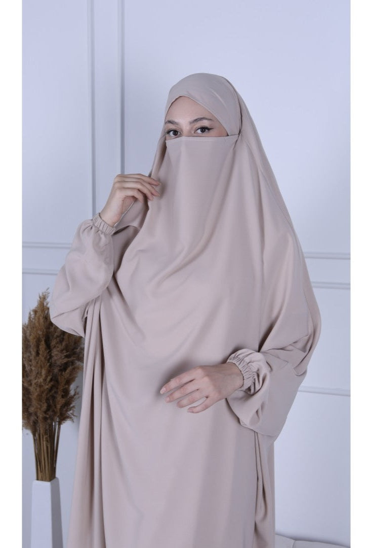 Jilbab Medina Beige