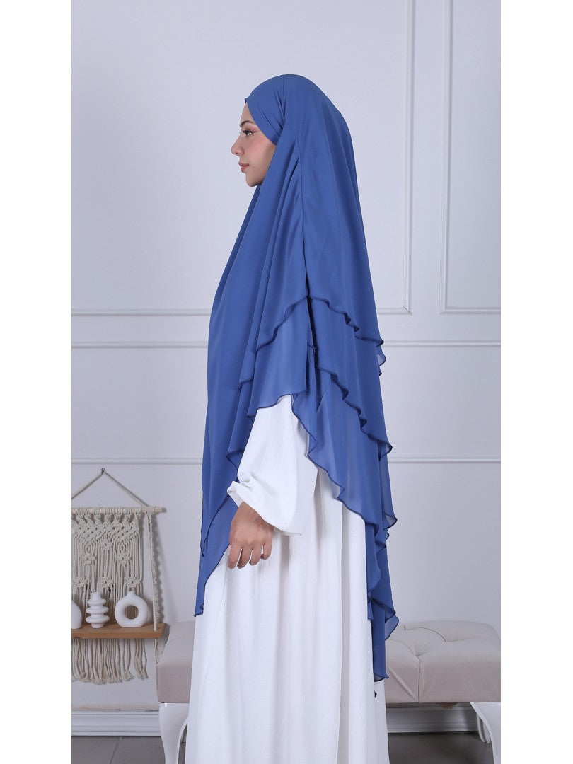 Khimar Chiffon 3-lagig - Abaya.Nisa