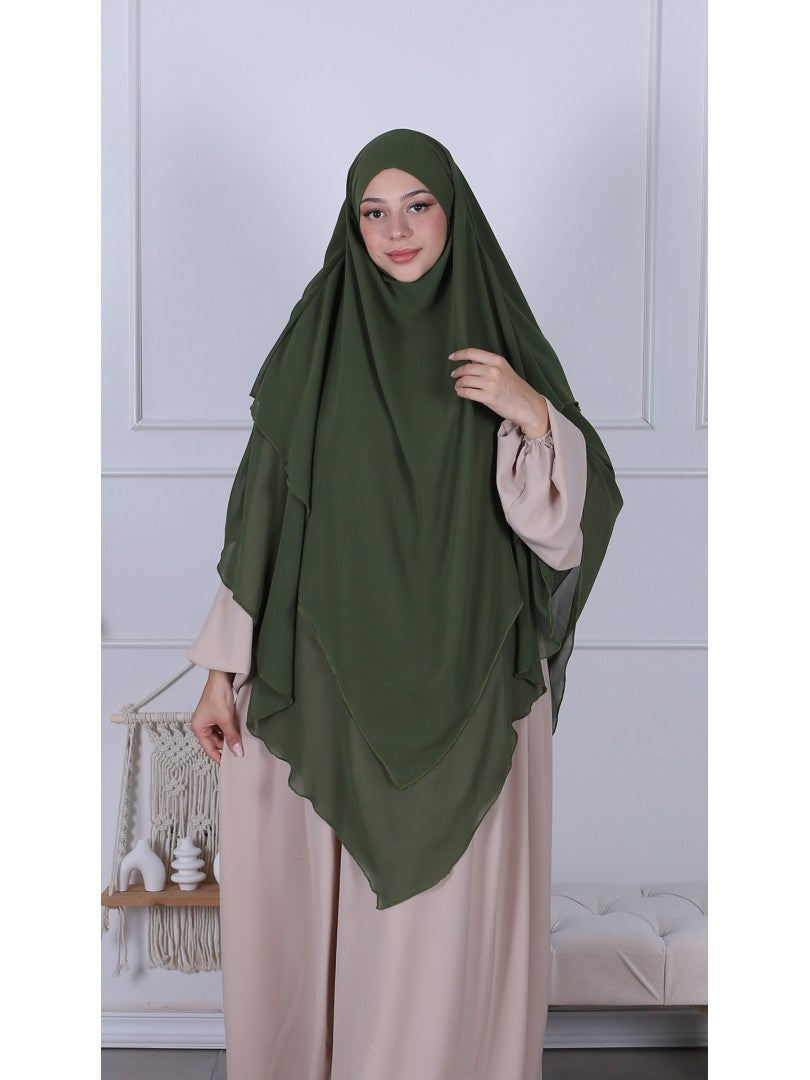 Khimar Chiffon 3-lagig - Abaya.Nisa