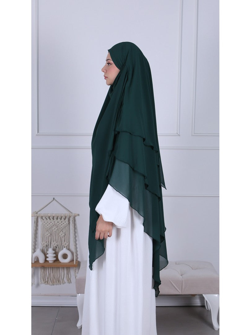 Khimar Chiffon 3-lagig - Abaya.Nisa