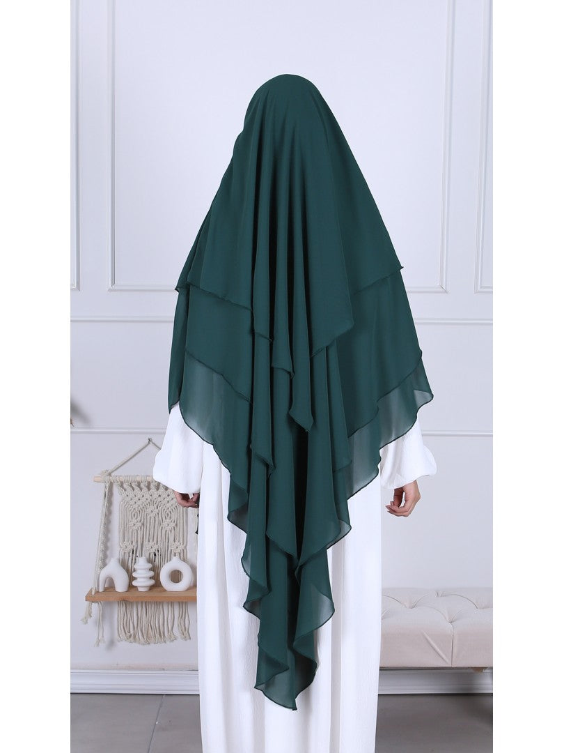 Khimar Chiffon 3-lagig - Abaya.Nisa