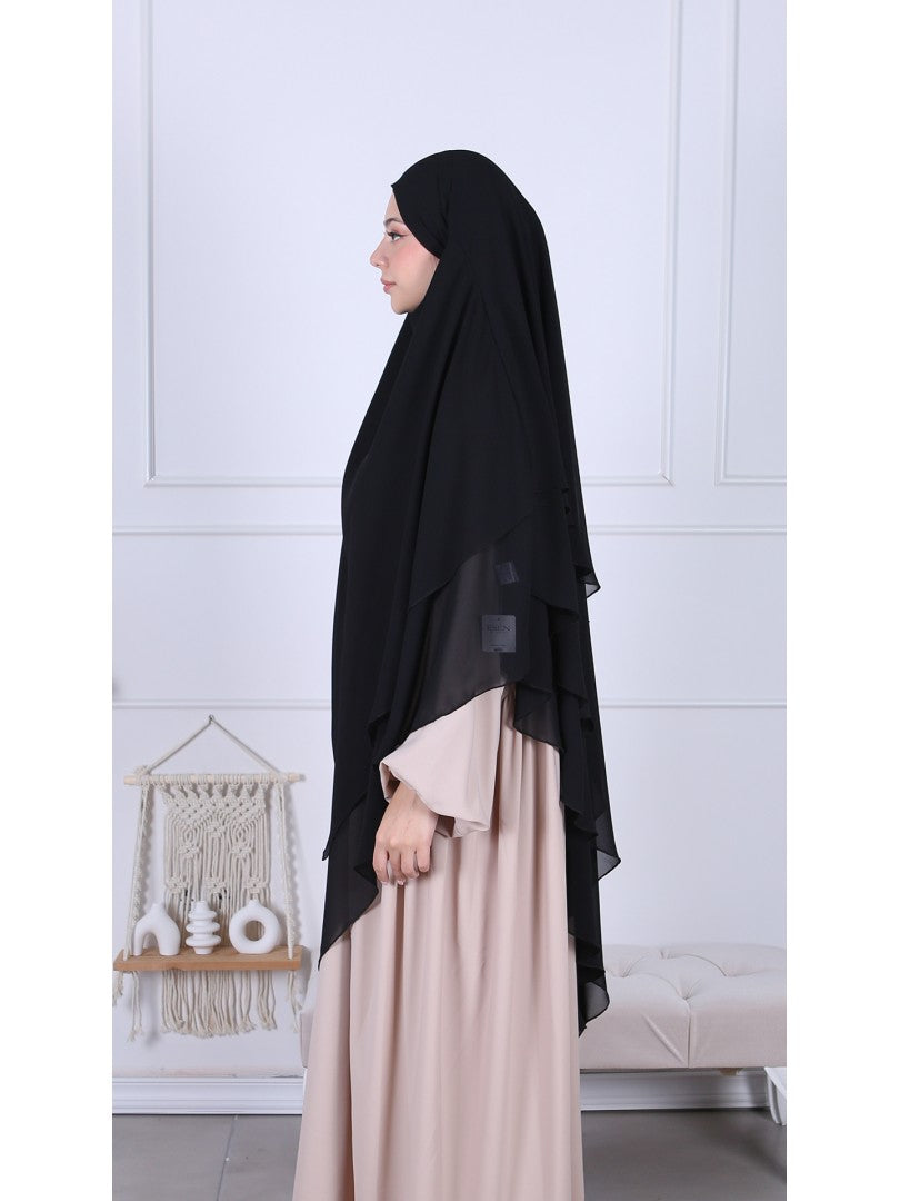 Khimar Chiffon 3-lagig - Abaya.Nisa