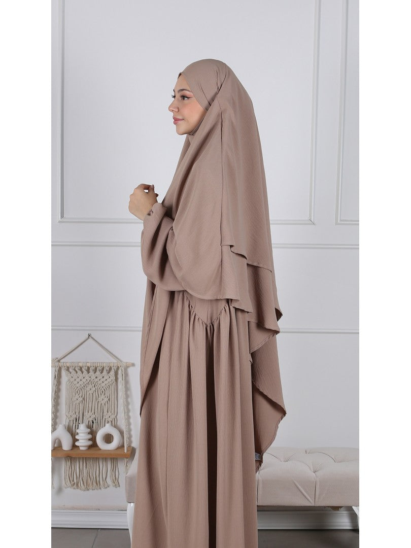 Khimar Hijab | Khimar Jazz Doppellagig | Abaya Nisa