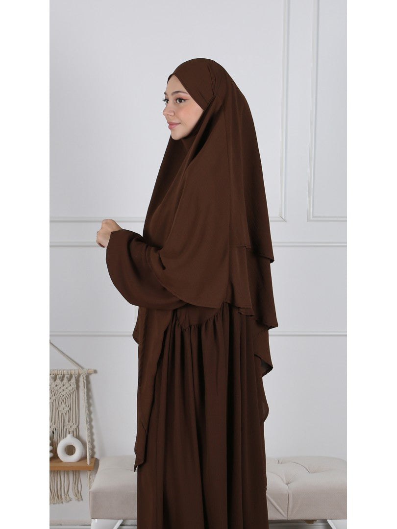 Khimar Jazz Doppellagig