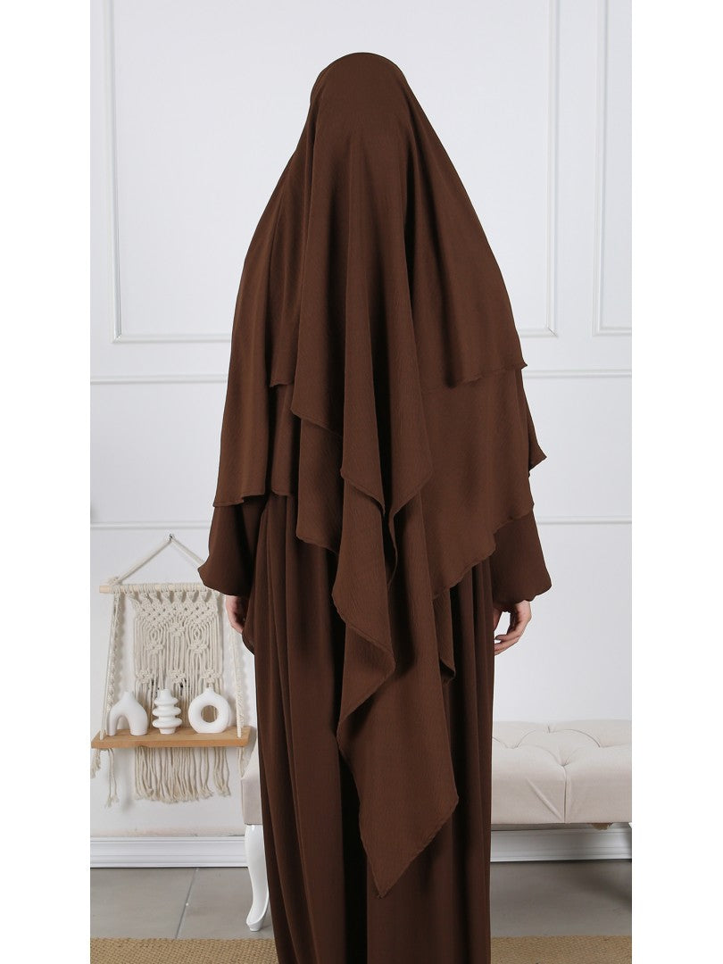 Khimar Jazz Doppellagig