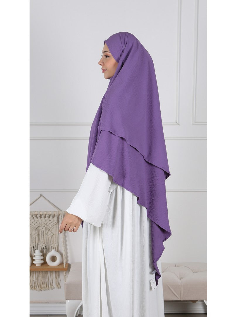 Khimar Jazz Doppellagig