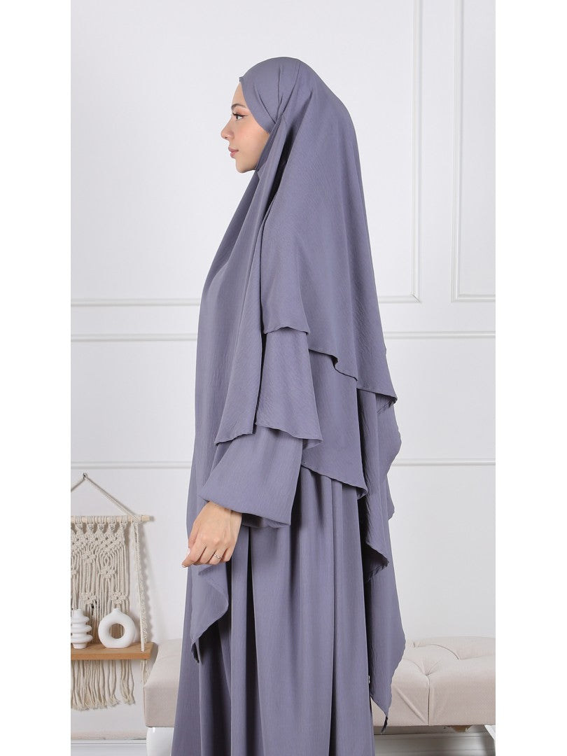 Khimar Jazz Doppellagig