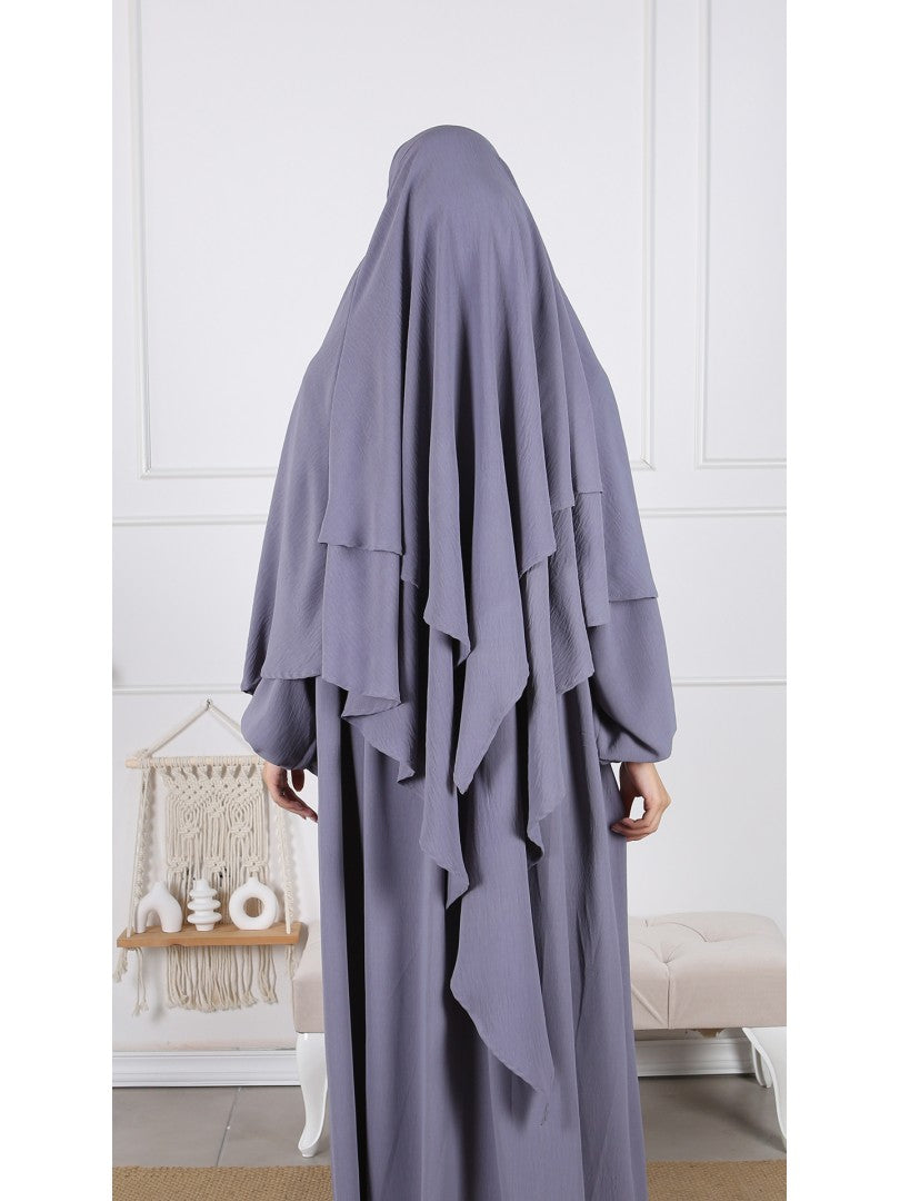 Khimar Jazz Doppellagig