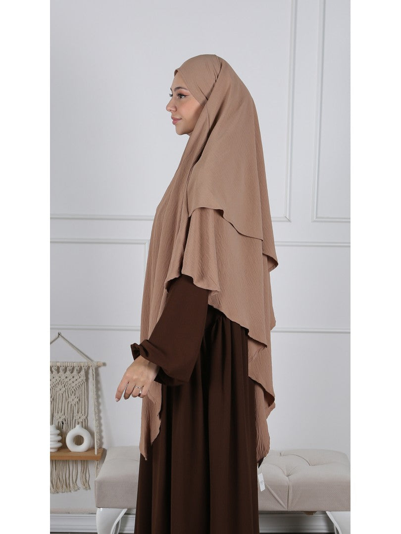 Khimar Jazz Doppellagig