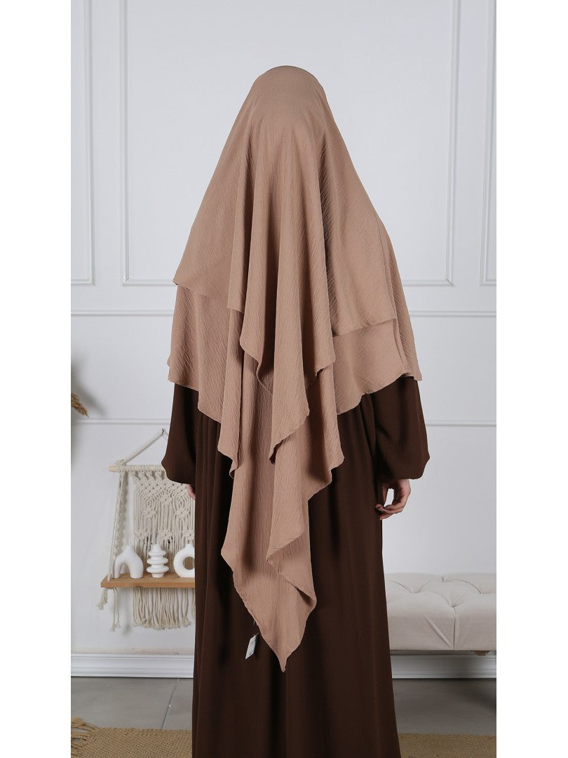 Khimar Jazz Doppellagig