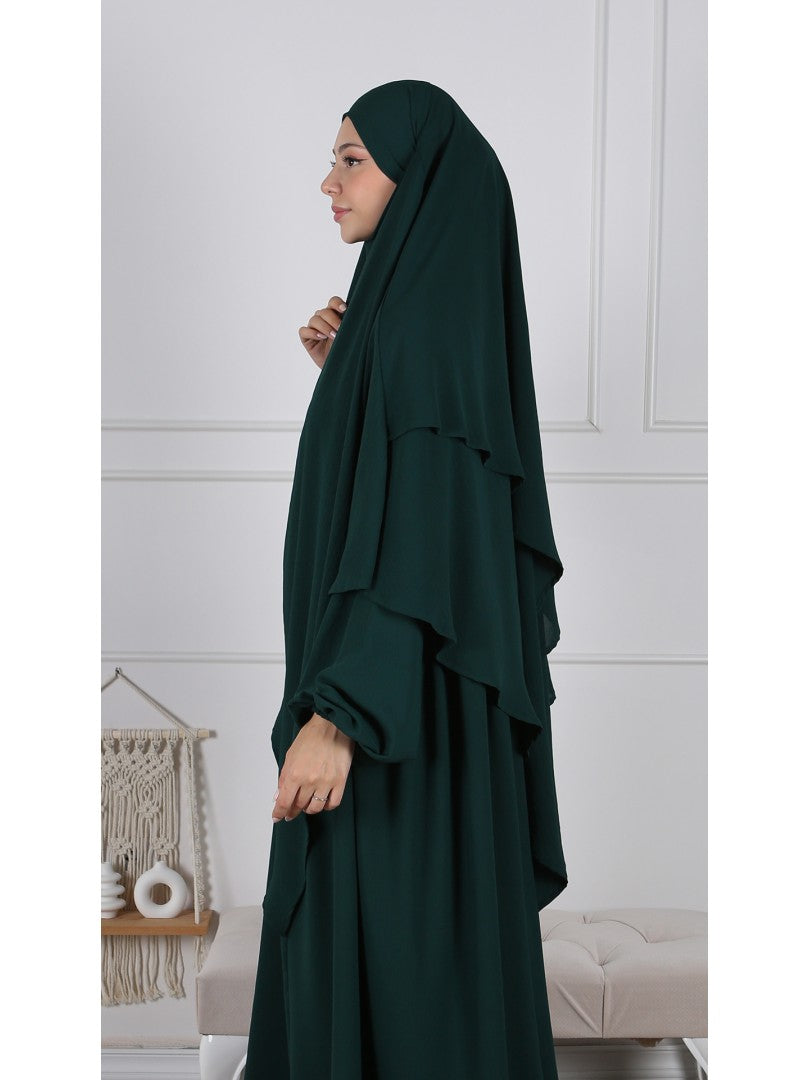 Khimar Jazz Doppellagig