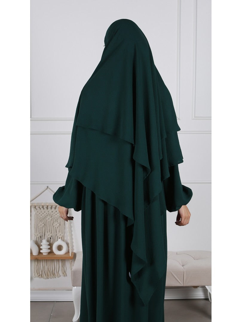 Khimar Jazz Doppellagig