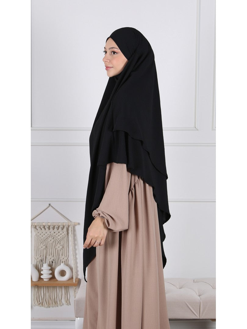 Khimar Jazz Doppellagig