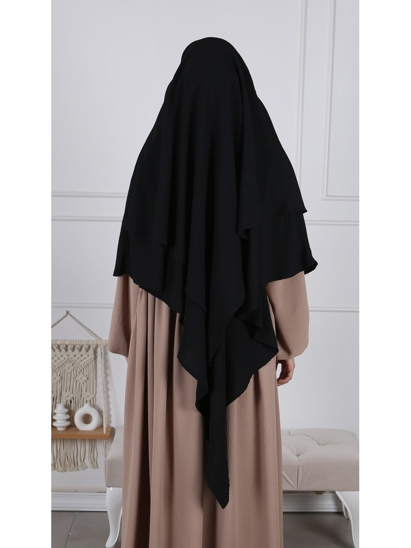 Khimar Jazz Doppellagig