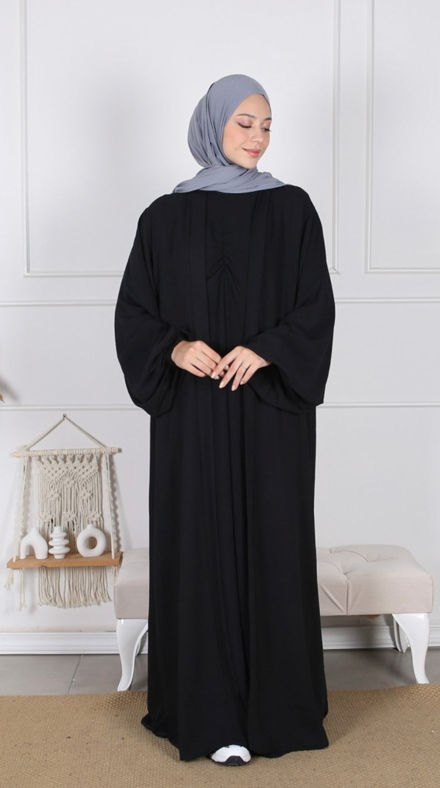 Kimono Abaya Set