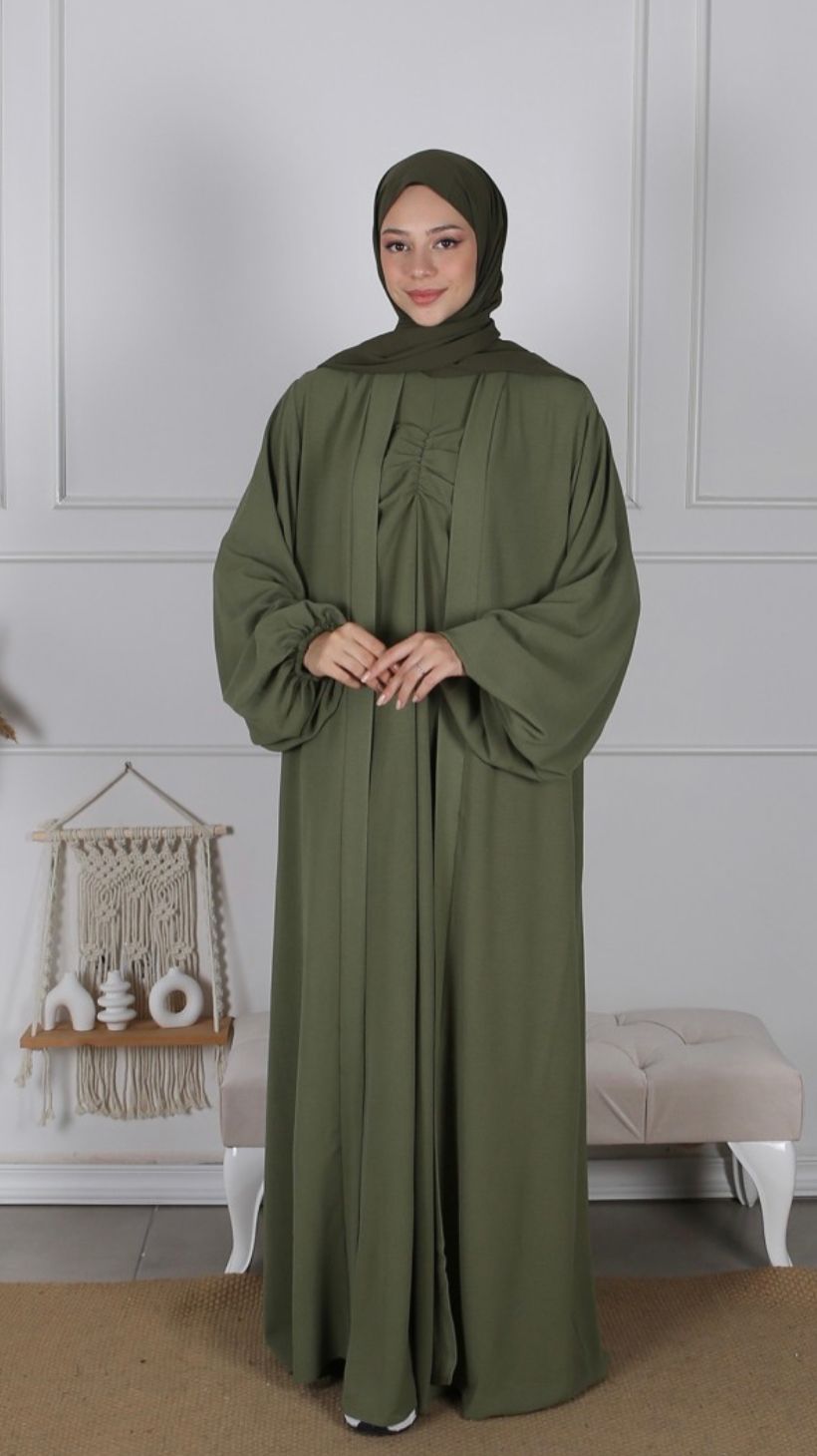 Kimono Für Muslimische Frauen | Kimono Abaya Set | Abaya Nisa