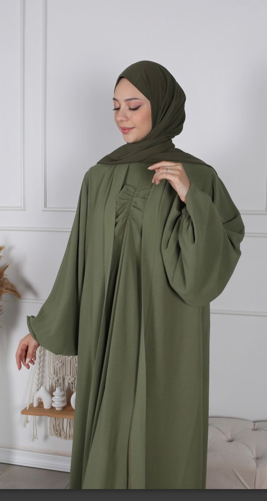 Kimono Für Muslimische Frauen | Kimono Abaya Set | Abaya Nisa