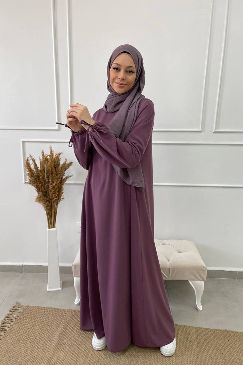 Abaya aus Seide | Luxuriöse Abaya Maryam | Abaya Nisa